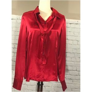 Red blouse